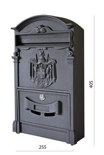 Poštovní schránka H 405 x L 255 x W 90 mm